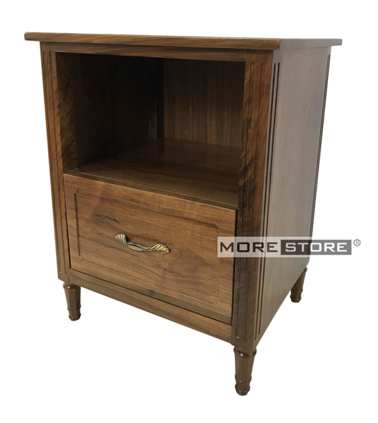 Ảnh của Tủ đầu giường gỗ óc chó cao cấp 2 ngăn