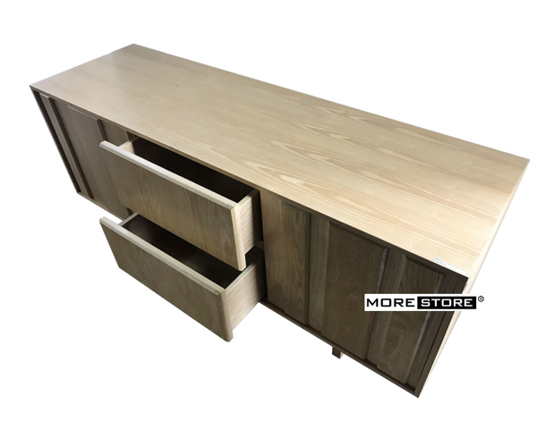 Ảnh của Kệ tủ ti vi phòng khách gỗ tần bì sang trọng, tiện nghi