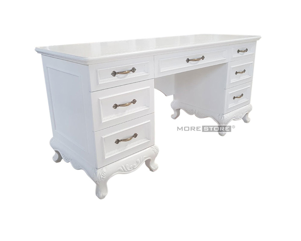 Ảnh của Bàn làm việc gỗ tự nhiên tân cổ điển