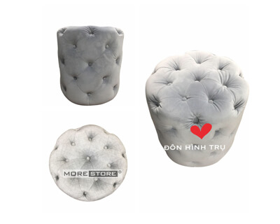 Ảnh của Ghế đôn bàn trang điểm bọc nỉ MSGĐ-0001