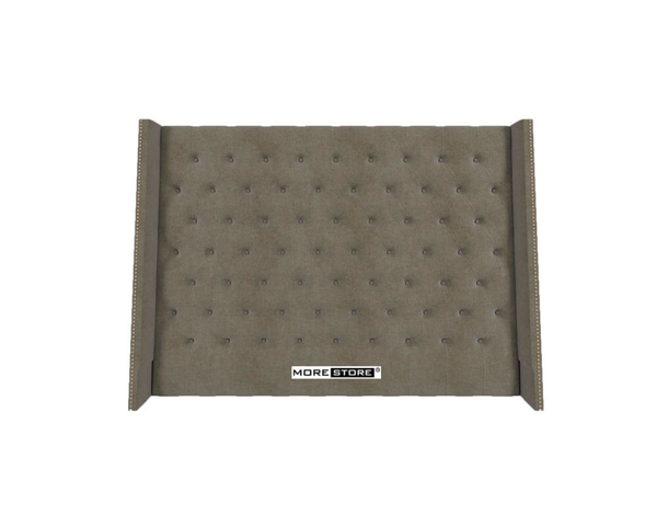 Ảnh của Mẫu đầu giường bọc nỉ màu xám hiện đại