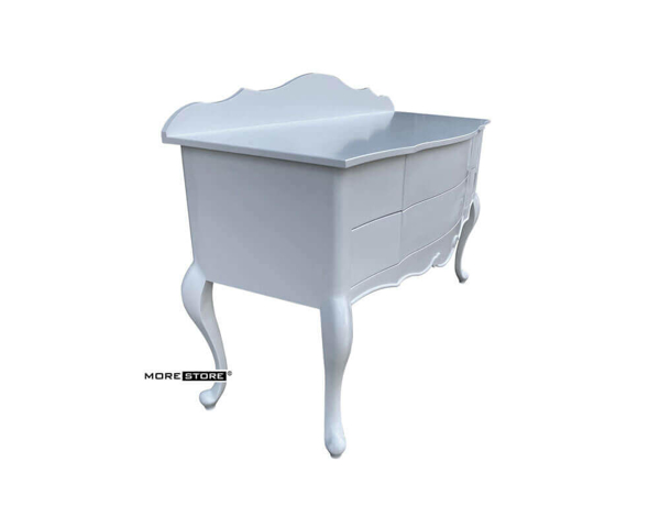 Ảnh của Kệ decor trang trí màu trắng cách điệu tân cổ điển