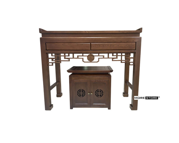 Ảnh của Bộ tủ thờ gỗ sồi  nhập khẩu phun sơn cao cấp