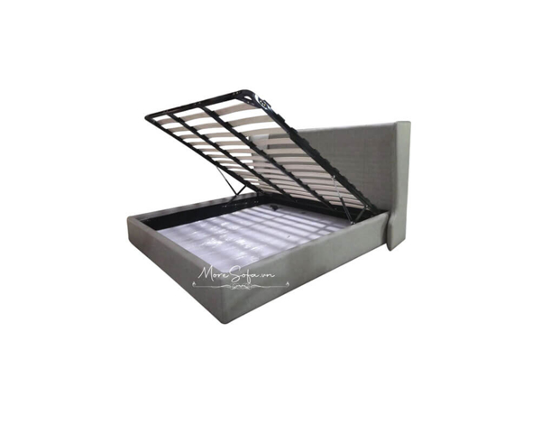 Ảnh của Giường ngủ bọc nỉ đẹp với đầu giường cách điệu