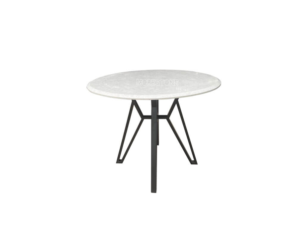 Ảnh của Mẫu bàn ăn mặt đá màu trắng đầy tinh tế