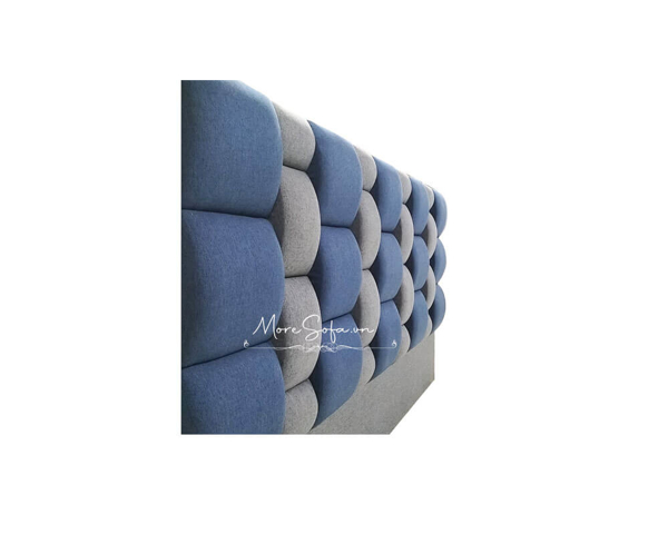 Ảnh của Mẫu đầu giường bọc vải cách điệu vô cùng ấn tượng