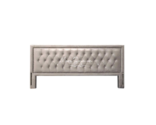 Ảnh của Mẫu đầu giường bọc nỉ xám sang trọng và tinh tế